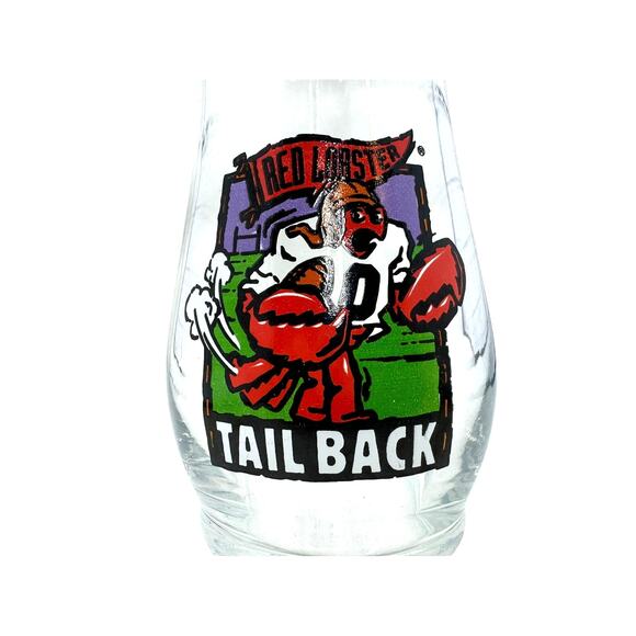 VINTAGE RED LOSTER GLASS "TAILBACK" - Picture 2 of 6